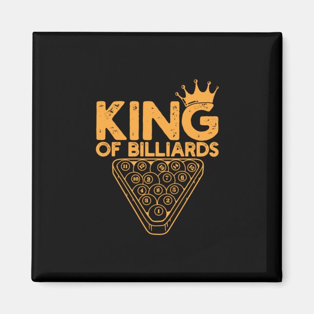 Billiard Player | Billardkönig Magnet (Vorne)