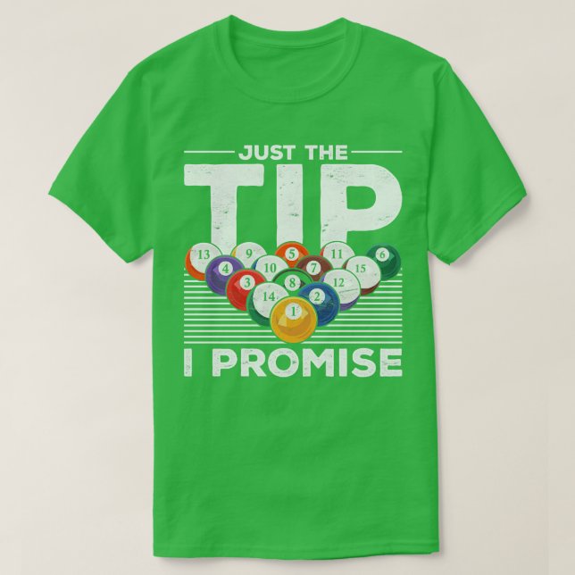 Billiard Player Funny Snooker Billiard T-Shirt (Design vorne)