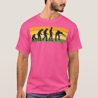 Billiard Player Retro Snooker 8Ball Billiard Cue T-Shirt