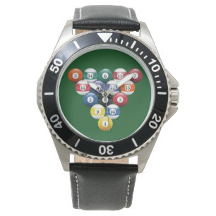 Billiard Pool Balls geplündert Armbanduhr