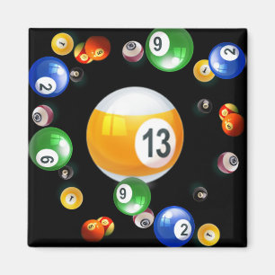 Billiard Pool Balls Magnet