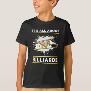 Billiard Pool Billiards Snooker 8 Ball Funny Gift T-Shirt