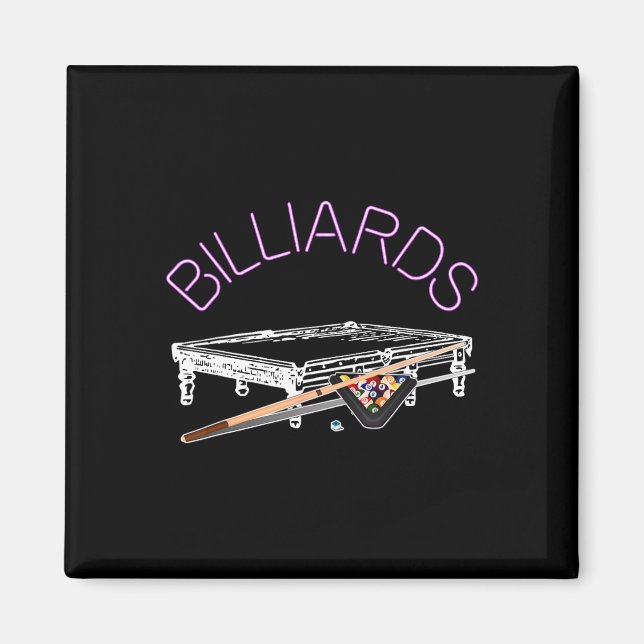 Billiard Pool Game Magnet (Vorne)