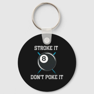 Billiard Pool Snooker Player Funny Stroke Es nicht Schlüsselanhänger