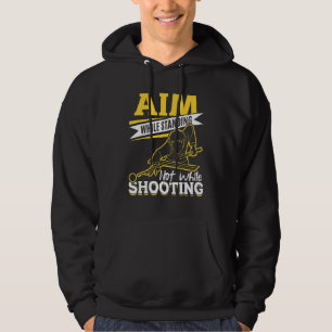 Billiard Pool Ziel, während stehend nicht während Hoodie