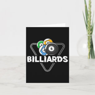 Billiard Rack Billiard Player Snooker 8 Ball Cue Karte