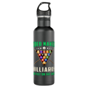 Billiard Snooker Pool 8 Ball Funny Gift Edelstahlflasche