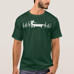 Billiard Snooker Pool Queue Geschenk Cue K 8Ball 1 T-Shirt