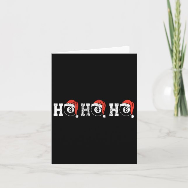 Billiard Weihnachtsgeschenke Weihnachtsgeschenk We Karte (Vorderseite)