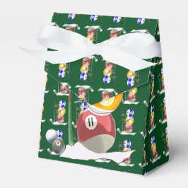 Billiardball Snowman Weihnachten Geschenkschachtel