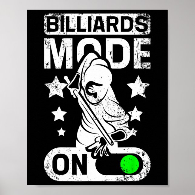 Billiardmodus eingeschaltet poster (Vorne)