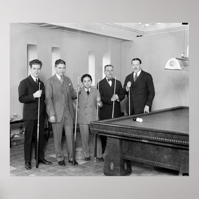 Billiards: 1927 poster (Vorne)