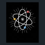 Billiards Atom Funny Science 8-Ball Pool Snooker Poster<br><div class="desc">Dies ist der perfekte T - Shirt für alle Billardspieler, Billardspieler, Billardfans oder Billardfans. Zeigen Sie mit diesem coolen T - Shirt Ihre Liebe für Poolbecher.</div>