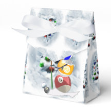 Billiards Ball Snowman Weihnachten