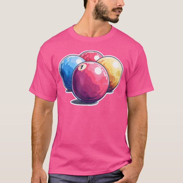 Billiards Balls T-Shirt (Vorderseite)