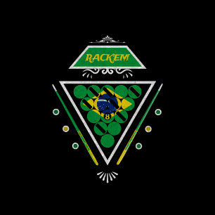 BILLIARDS BRASILIEN HERKUNFT POOL SNOOKER T - Shir T-Shirt