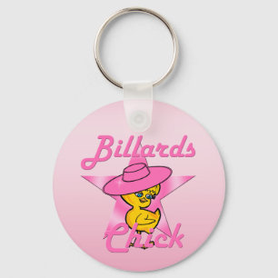 Billiards Chick #8 Schlüsselanhänger