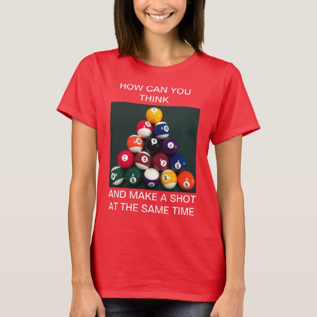 BILLIARDS DE POOL T-shirt de base pour femmes (Devant)