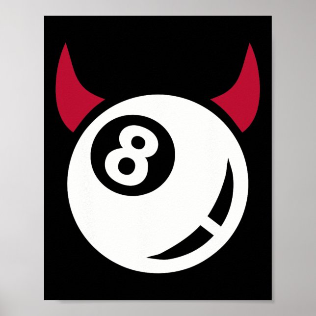 Billiards Devil Poster (Vorne)