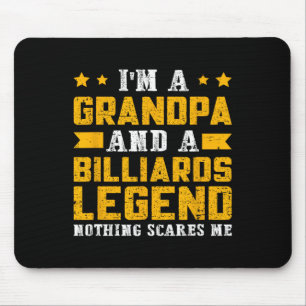 Billiards Legende Opa Mousepad