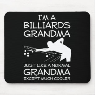 Billiards Oma Großmutter Cool - Im A Billards Mousepad
