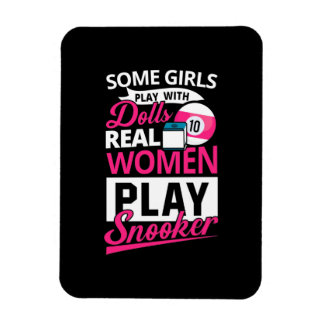 Billiards Player | Real Women Play Snooker Magnet