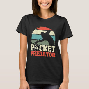Billiards Pocket Predator 8 Ball Funny Men Retro P T-Shirt