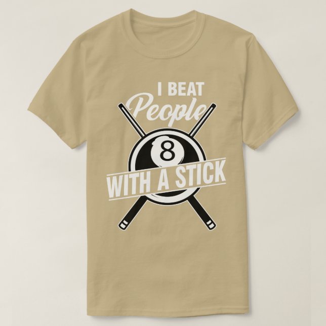 Billiards Pool Idea T-Shirt (Design vorne)