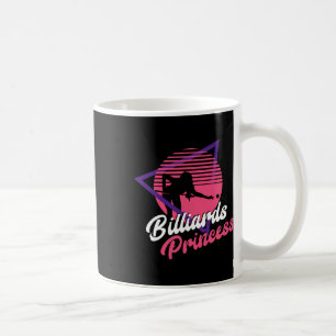 Billiards Pool Player Ball Girl Retro Vintage Bill Kaffeetasse