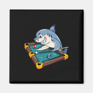 Billiards Shark Pool Snooker Player Geschenk Magnet