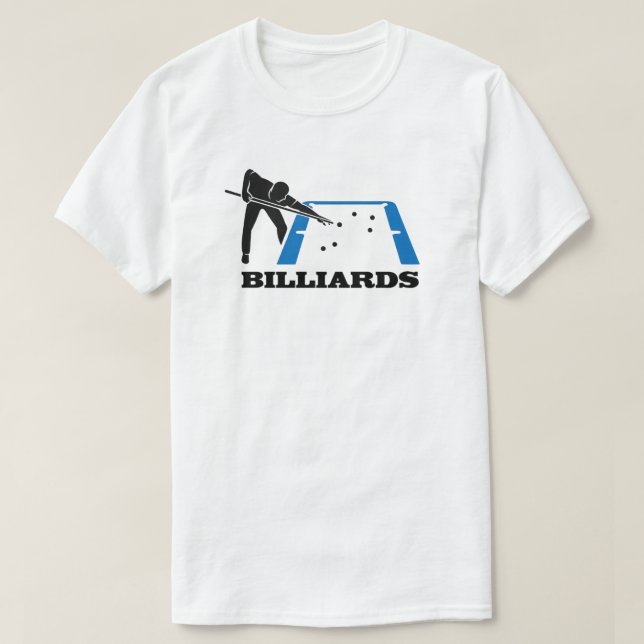 Billiards T - Shirt (Design vorne)