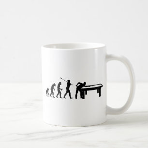 Billiardspieler Kaffeetasse