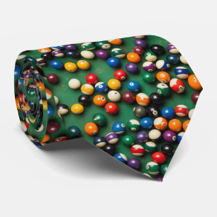Billiardtisch Billard Bunte Krawatte