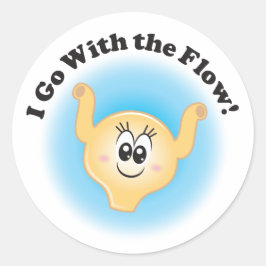 Billie Bladder Stickers "I Go With The Flow"