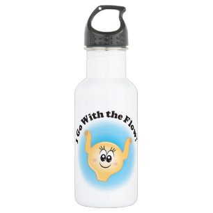 Billie-Blase "ich gehe mit der Fluss-" Wasser Edelstahlflasche