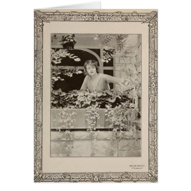 Billie Burke 1919 Portrait mit Blume still (Vorne)