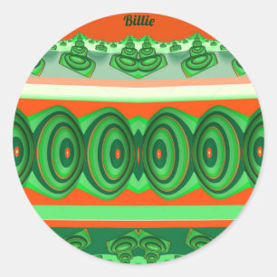BILLIE ~ CHRISTMAS ~ RUNDER AUFKLEBER