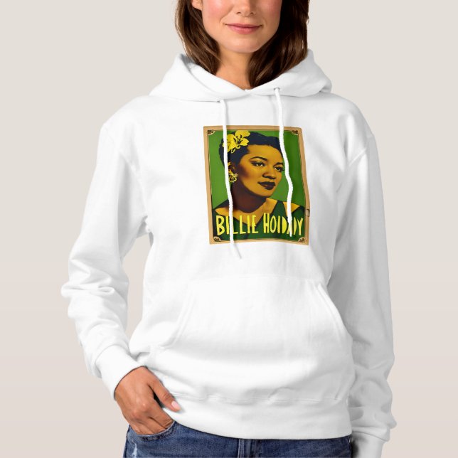 Billie Holiday Hoodie (Vorderseite)