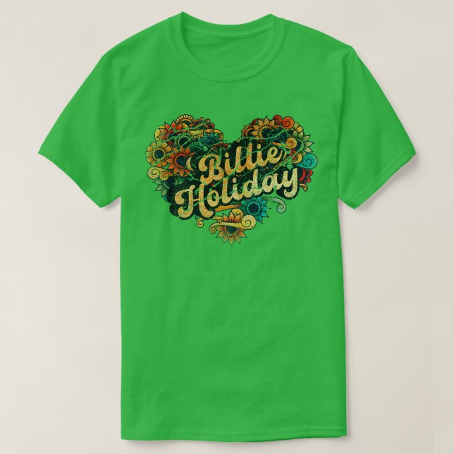 Billie Holiday T-Shirt (Design vorne)