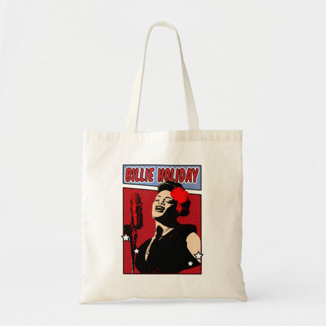 Billie Holiday Tragetasche (Vorne)