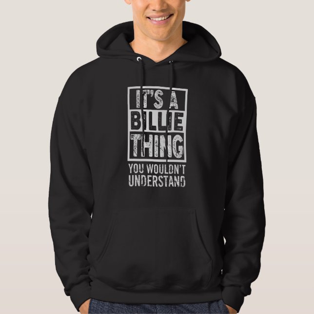 Billies Sache 1 Hoodie (Vorderseite)