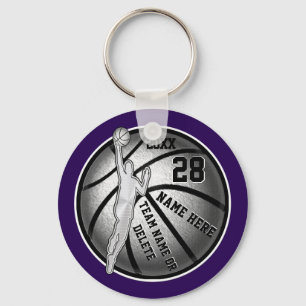 Billig Basketball Schlüsselanhänger Ihre FARBEN, 4