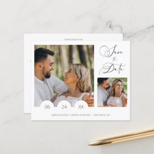 Billig Collage 2 Fotos Minimalistisch Hochzeit