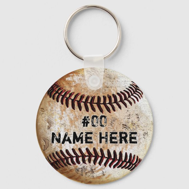 Billige Baseball-Gastgeschenke, Baseball-Teamgesch Schlüsselanhänger (Vorderseite)