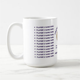 Billige Baseballtrainer-Geschenke, Ihr Text, Ihre Kaffeetasse