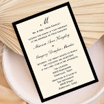 Billige Budget Hochzeitskick - Grenzfarbe Einladung<br><div class="desc">Haben Sie ein Budget für Ihre Hochzeit? Brauchst du einen Mut, den ich dir erzähle, eine billige Hochzeitseinladung? Nun, billig kann auch eine Qualität laden hier in Zazzle. Diese erschwingliche Hochzeit lädt aussehen und fühlen sich viel teurer als sie sind. Das Design verfügt über einen Elfenbeinhintergrund mit einem benutzerdefinierten Rahmen,...</div>