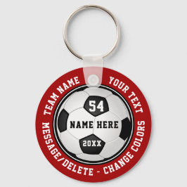 Billige Fußball-Gastgeschenke, Personalisierter Fu Schlüsselanhänger
