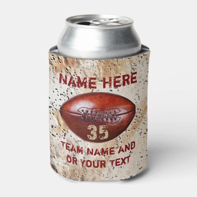 Billige Fußballgeschenke für PERSONALISIERTE Spiel Dosenkühler (Kanne Vorderseite)