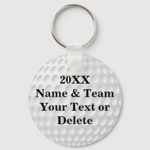 Billige Golf-Gastgeschenke PERSONALISIERT Schlüsselanhänger
