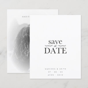 Billige Hochzeit mit Minimalistischem Foto im B&W